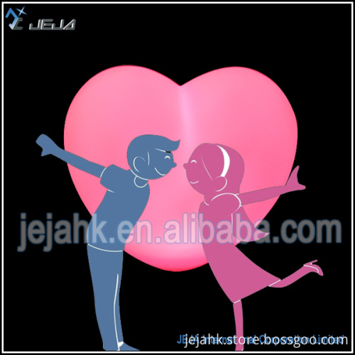 Flameless Plastic Heart LED Wedding Gift Heart Wedding Light
